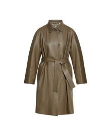 Fendi Leather Overcoat italist at Italist